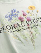 T-Shirt - Frontprint - gr&uuml;n