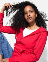 Felpa aperta - Tinta unita - rosa fucsia