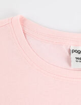 Tričko - Trblietav&aacute; potlač - ruzova