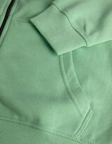 Sportska majica sa zatvaračem - Kapuljača - svijetlo zelena