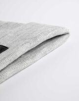 Čepice - Ohrnutý lem - seda