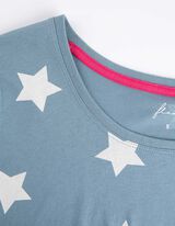 Pizsamafelső - Fodros szegéssel - vilagoskek