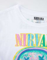 T-s&auml;rk - Nirvana - valge