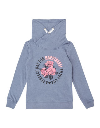 M&auml;dchen Sweatshirt mit Tube Collar und Print