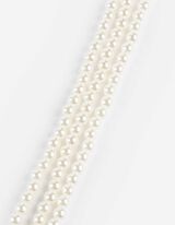Choker - Zierperlen - weiß