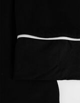 pidžama set od majice i pantalona - Me&scaron;avina viskoze - crno