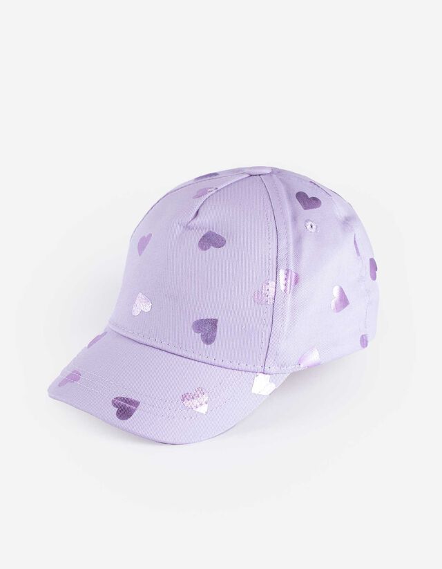 Basecap - Allover-Print - lila