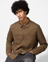 Marškiniai - Kišenė krūtinės srityje - tamsiai zalias