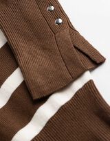 Strickpullover - Braun