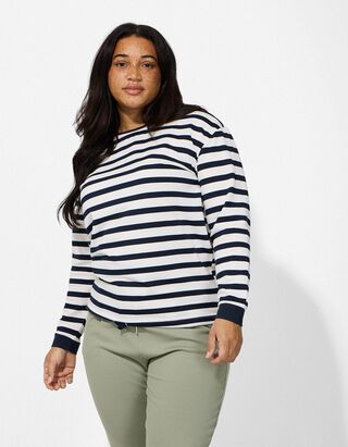 Pullover - Kordel - dunkelblau