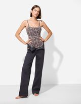 Body - Animal print - Bej