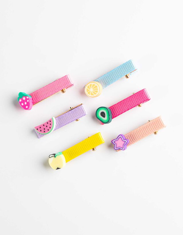 Accessori capelli - Confezione da 6 pezzi - rosa