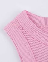 Abito midi - Spacco laterale - rosa