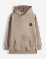 Sweatshirt - Oversized fit - Beige