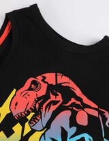 Trumpa palaidinė - Su paveikslėliais - juodas