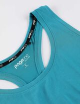 Top a canotta - Traspirante - turchese