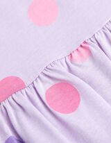 Rochie - Imprimeu allover - Mov