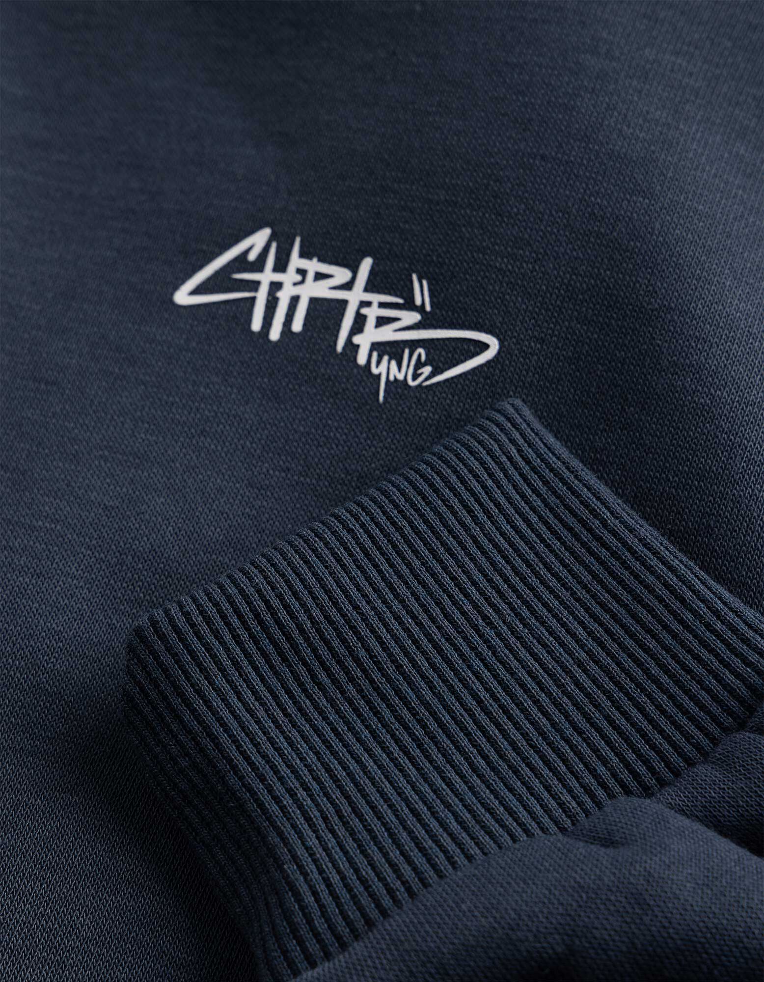 Hoodie - Oversized fit - Donkerblauw