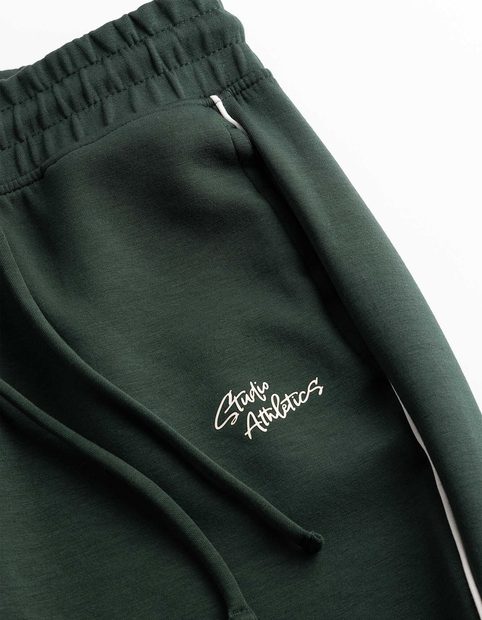 Jogpants - Scuba - Dunkelgr&uuml;n