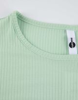 Langarmshirt - Rippenstruktur