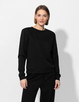 Mikina - Přepadající rukávy - cerná