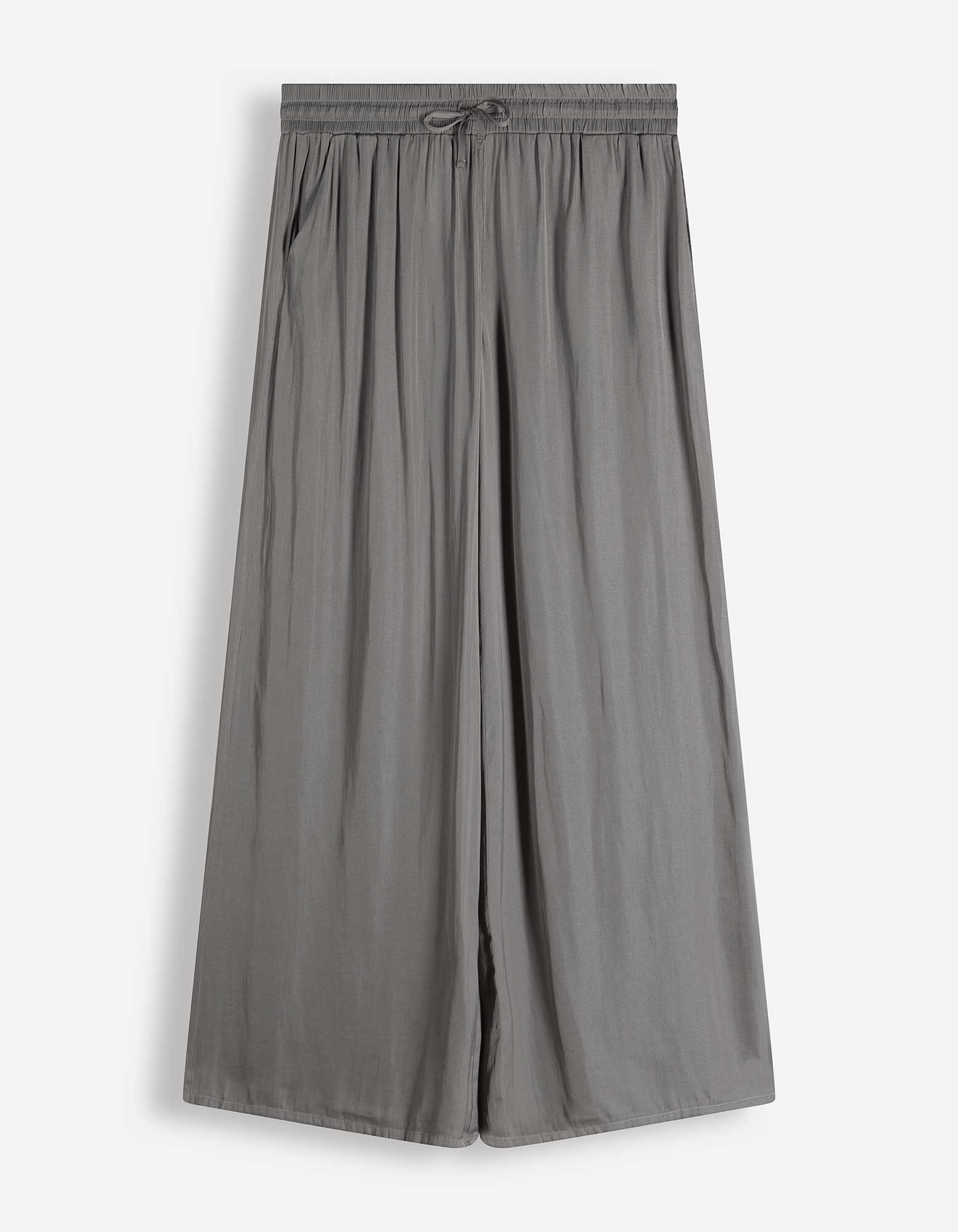 Pyjamahose - Satin - Khaki