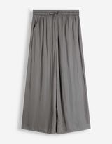 Pyjamahose - Satin - Khaki
