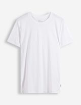 T-Shirt - einfarbig - wei&szlig;