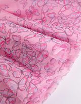 Suknja - Sjajni print - ruzicasta