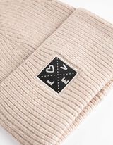 Strickm&uuml;tze - Viskose-Mix - beige