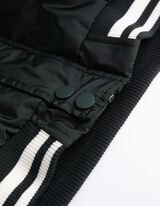 Vysokoškolská bunda - Viacfarebný dizajn - tmavozelena