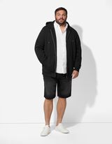 Propínací mikina - Jednobarevné - cerná