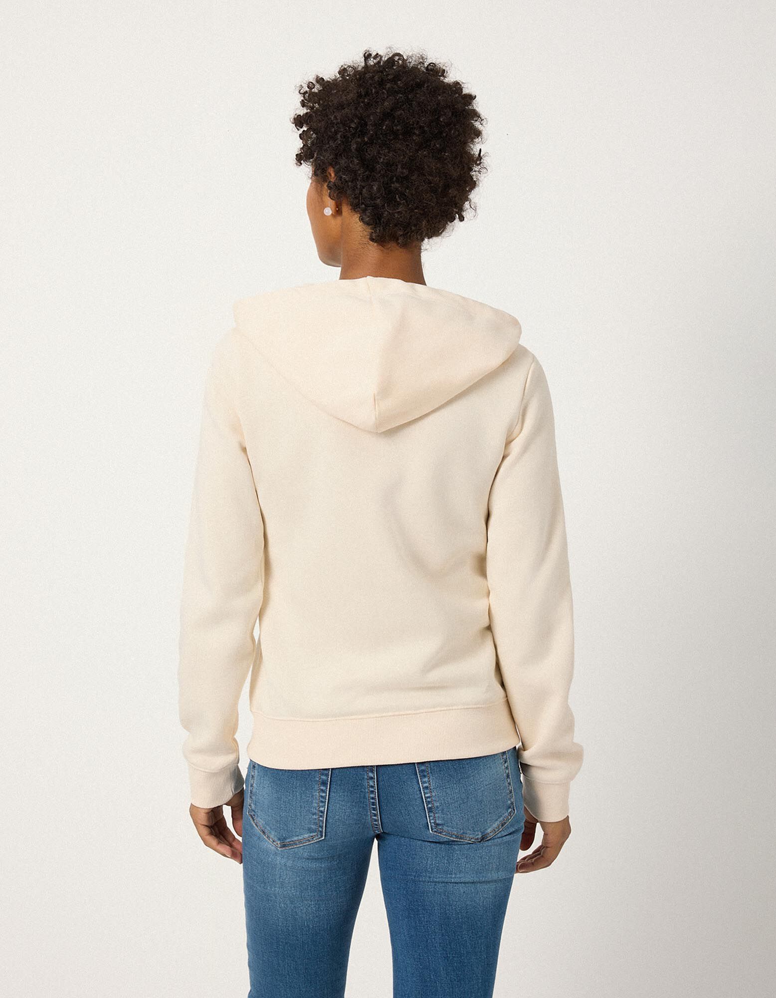 Sweatjacke - Regular Fit - Hellgelb