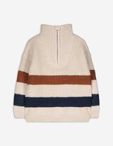 Troyer - Dzianina prążkowana - jasny szary