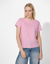 T-shirt - Ronde hals - roze