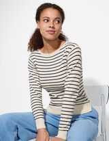 Trui - Ronde hals - beige