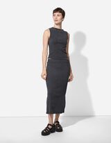 Gonna - Spacco laterale - grigio scuro