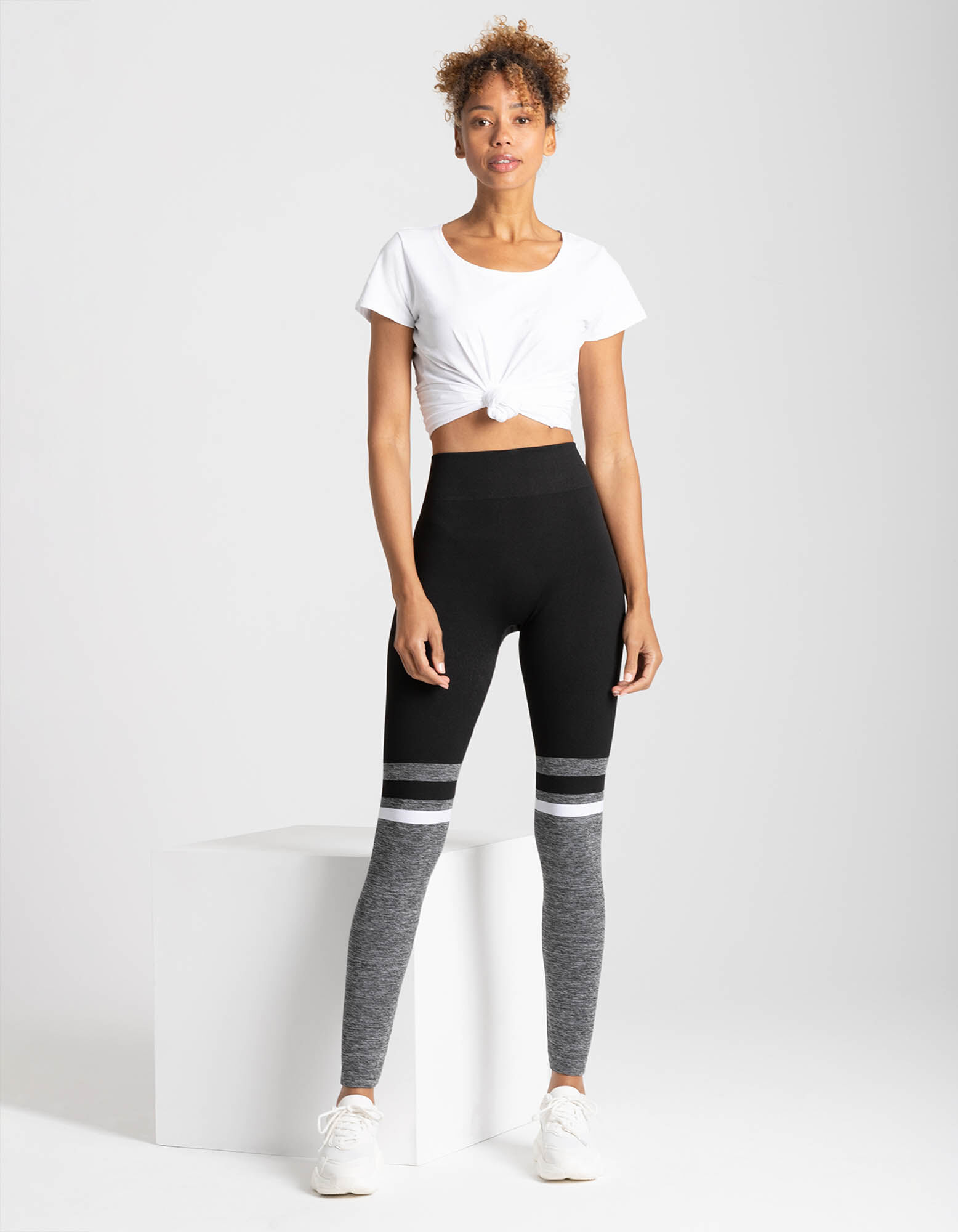 Legging - Met stretch - zwart