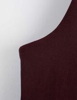 Kleid - Ärmellos - dunkellila