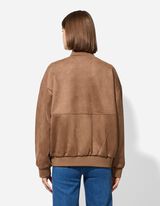 Blouson - Imitazione di camoscio - marrone