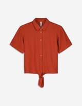 Bluza - muslin - tamno crvena