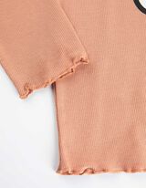 Majica dugih rukava - Hello Kitty - svijetlo smedja