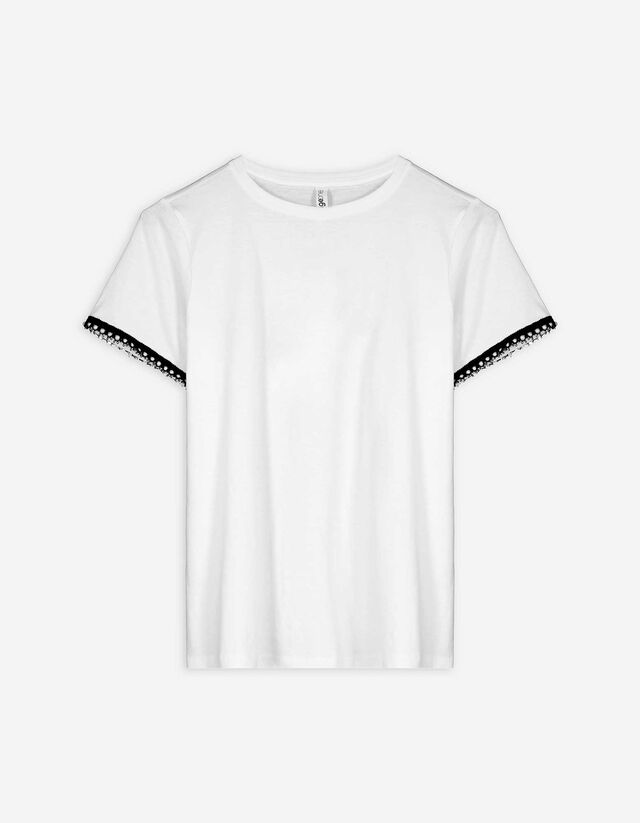 T-shirt - Sierkraaltjes - wit