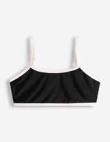 Set aus Bikinitop und Bikinislip - Elastischer Bund - schwarz