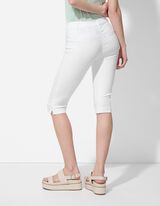 Caprihose - Viskose-Mix - weiß