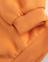 Pulover - Prirezani rokavi - oranzna