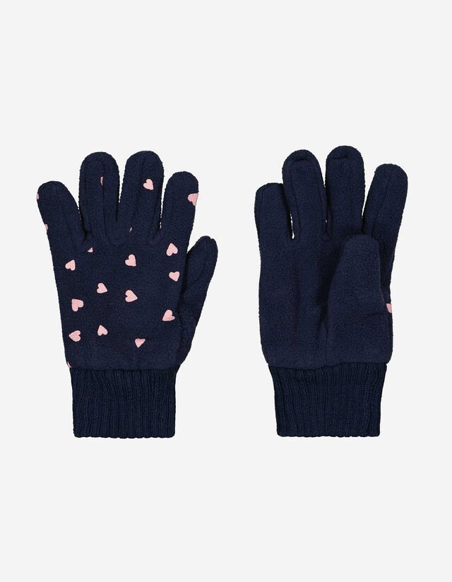 Guanti - Stampa allover - blu scuro