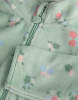 Fliisjakk - lilleline muster - heleroheline