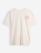 T-Shirt - R&uuml;ckenprint - Off-White