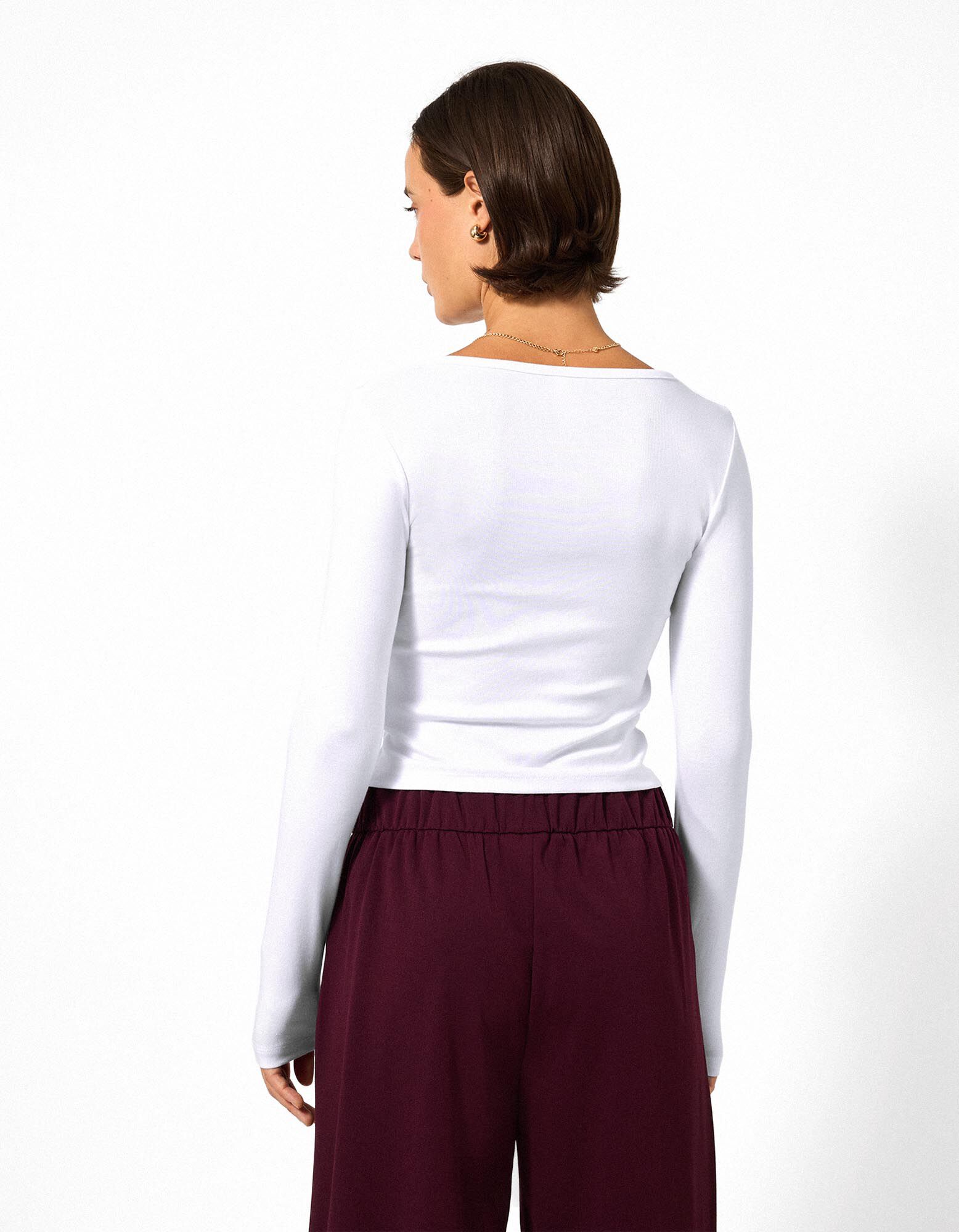 Cropped Shirt - Cropped - Wei&szlig;